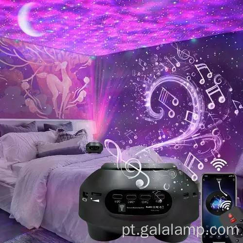 Noite Estrelada Inteligente Natal Laser 3D Galaxy Aurora